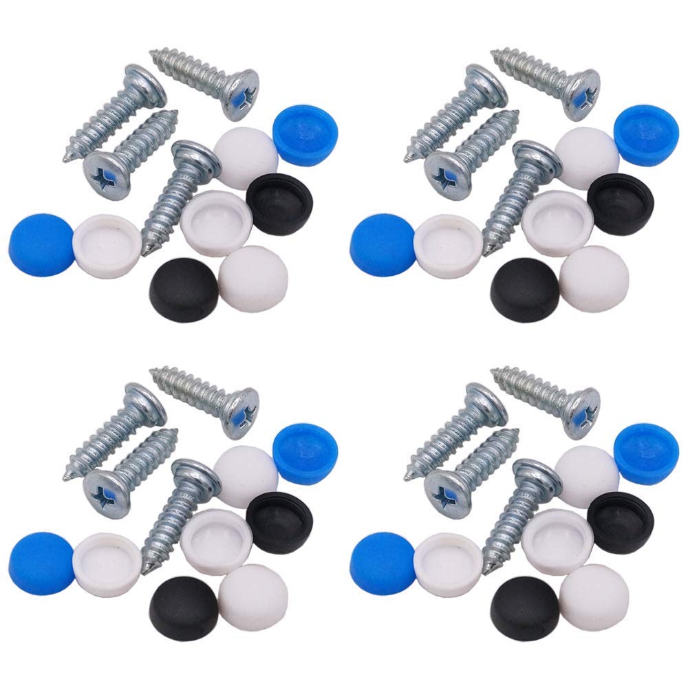 48-teilig YOU.S Original Kennzeichenhalter Befestigung Kappen Schrauben Kopf Ø 10 mm 48-teilig YOU.S Original Kennzeichenhalter Befestigung Kappen Schrauben Kopf Ø 10 mm von You.S