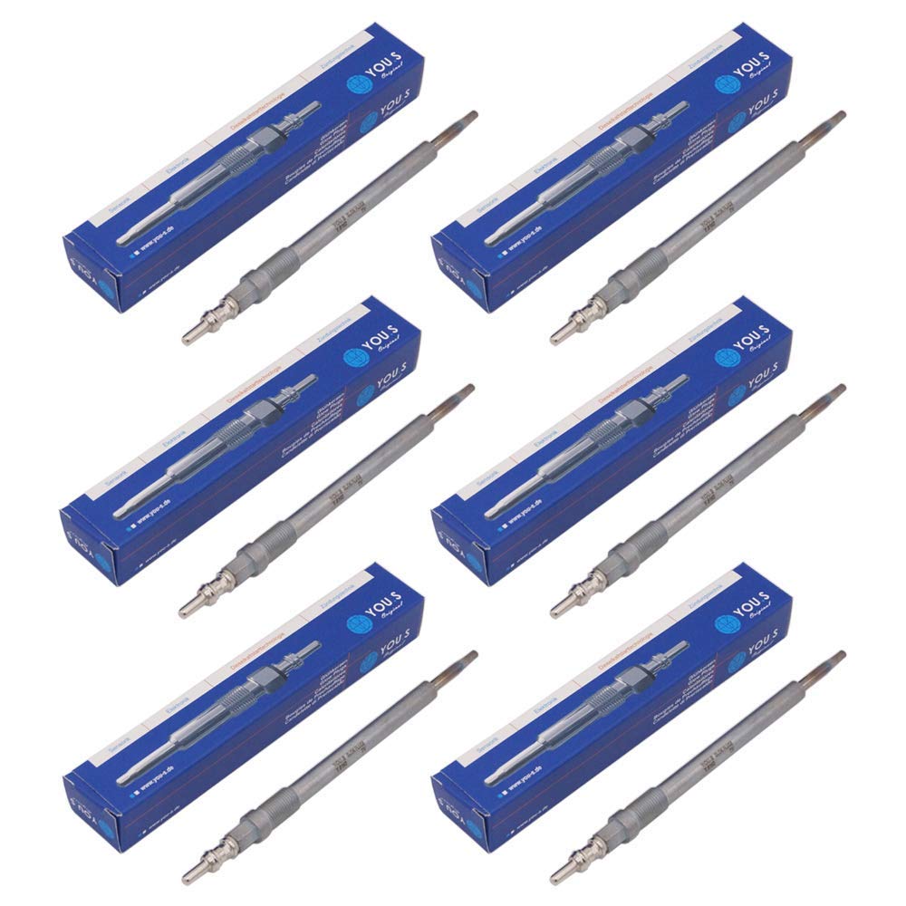 6 x YOU.S Original Glühkerze 7 Volt Länge: 159 mm Gewindemaß: M10 x 1,0 mm - A0011597301 6 x YOU.S Original Glühkerze 7 Volt Länge: 159 mm Gewindemaß: M10 x 1,0 mm - A0011597301 von You.S
