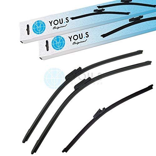 YOU.S 6Q6955425A SCHEIBENWISCHER SET VORNE + HINTEN 350+600+650 mm (3 Stück) von You.S