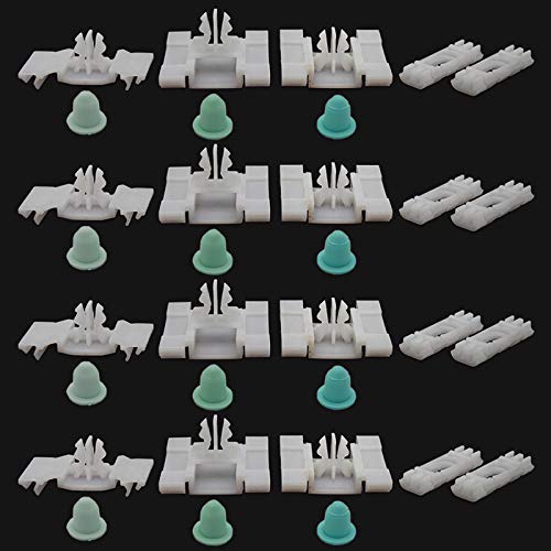 YOU.S Original Zierleisten Dachleisten Befestigung Clips SET Loch Ø 7 mm (120-teilig) - 1H0853585 von You.S