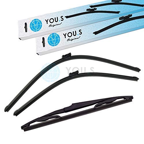 YOU.S SCHEIBENWISCHER SET VORNE + HINTEN 700 + 600 + 300 mm (3 Stück) von You.S