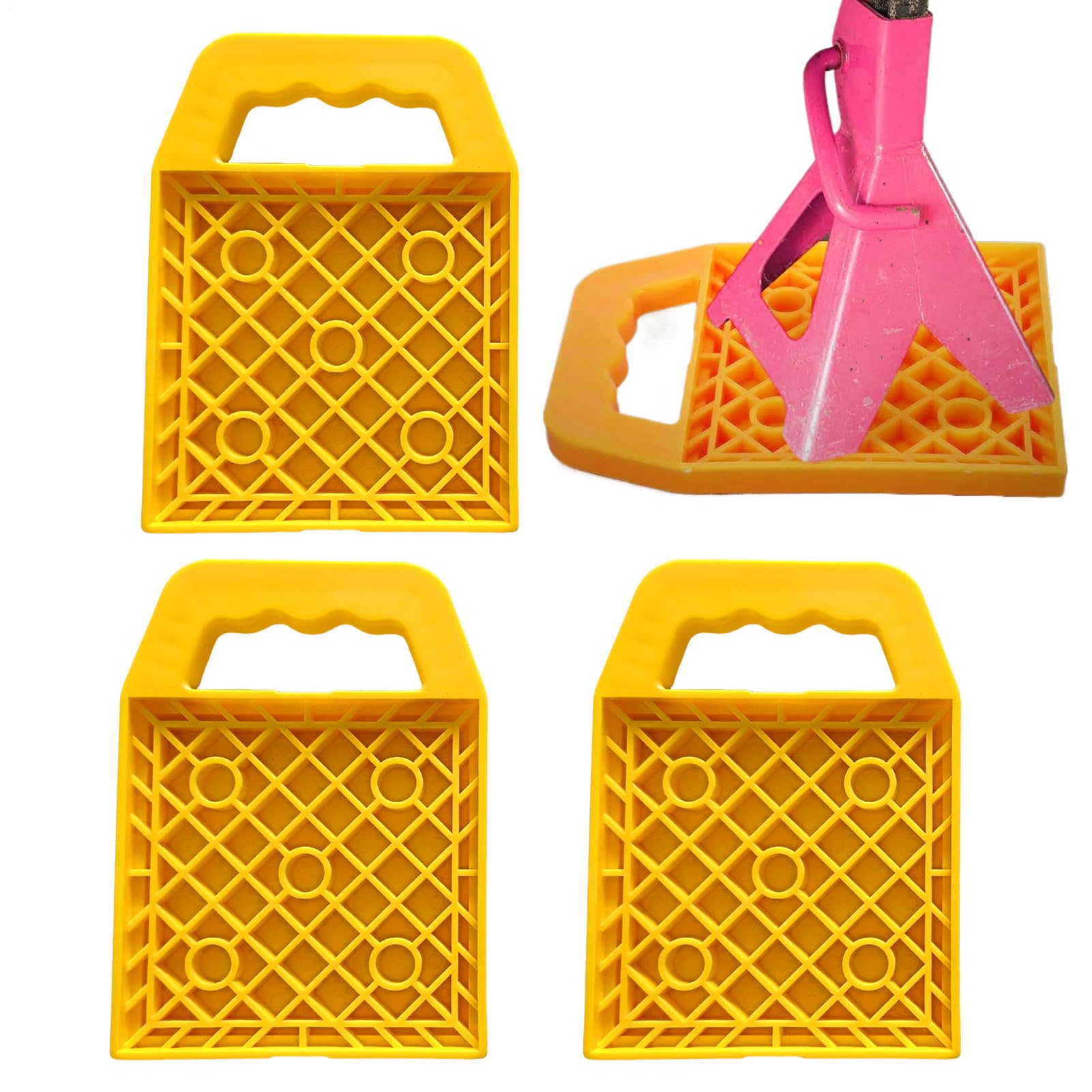 RV Jack Pads | Auto Jack Pad Set Von 4 | Anti-Rutsch-Multi-Winkel-RV-RV-Stützausrüstung Für Parkstraße Beach Pool Motorrad Caravan Picknick RV Jack Pads | Auto Jack Pad Set Von 4 | Anti-Rutsch-Multi-Winkel-RV-RV-Stützausrüstung Für Parkstraße Beach Pool Motorrad Caravan Picknick von Youding