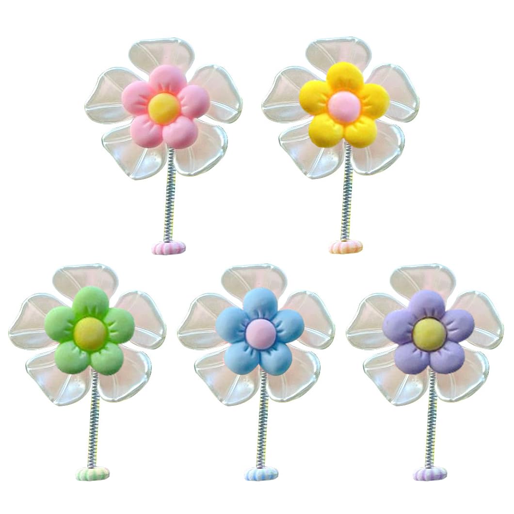 Youery 5 Stück Blume Auto Innenraum Deko, blumen Auto Armaturenbrett Dekorationen Harz Wackelfigur Kopf Niedliche Auto Zubehör Innenraum Deko für Auto Autospiegel Schreibtisch Büro Wohnzimmer Youery 5 Stück Blume Auto Innenraum Deko, blumen Auto Armaturenbrett Dekorationen Harz Wackelfigur Kopf Niedliche Auto Zubehör Innenraum Deko für Auto Autospiegel Schreibtisch Büro Wohnzimmer von Youery
