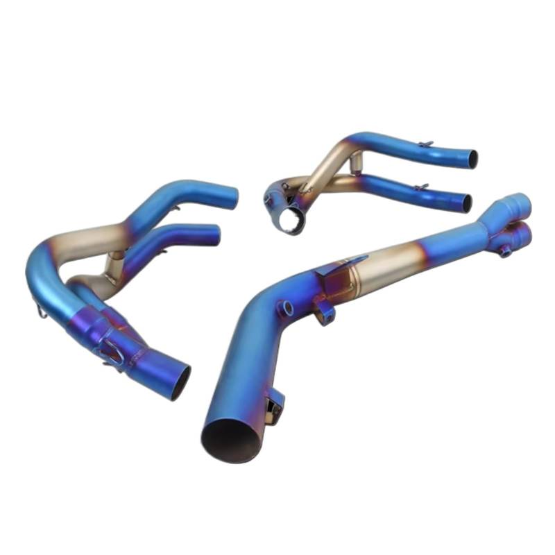 Motorrad Auspuffrohr Für Ninja ZX4R ZX4RR 2023 Motorradauspuff Für Escape Modify Front Link Pipe Für Connect Schalldämpfer Motorradauspuffrohr Link Für Connect von Youmero