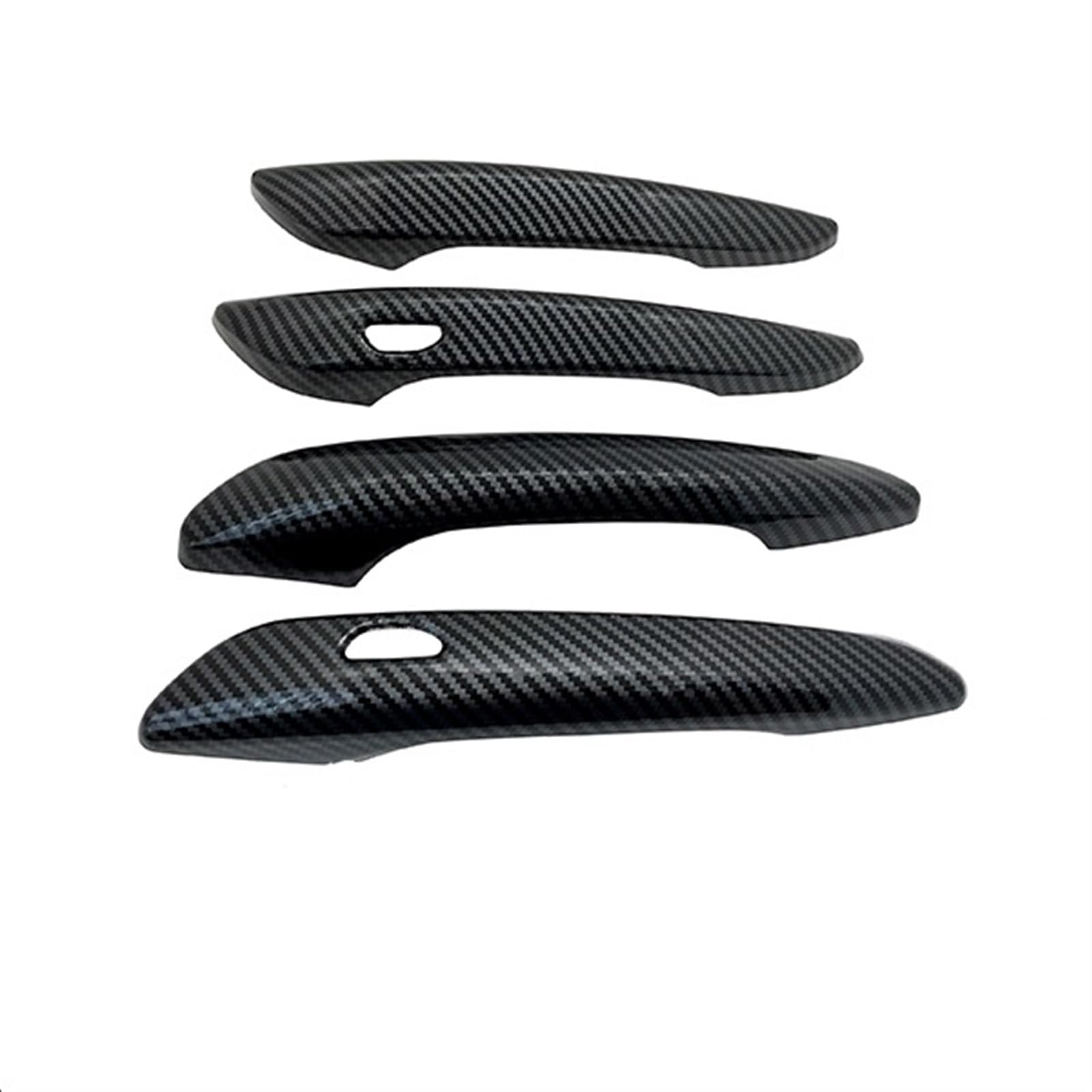 Youmero Kompatibel Mit Mazda Für 3 2019 2020 2021 2022 Auto-Außenzubehör Auto-Außentürgriff-Dekorationsschale Außentürgriffabdeckung(Carbon Fiber) von Youmero