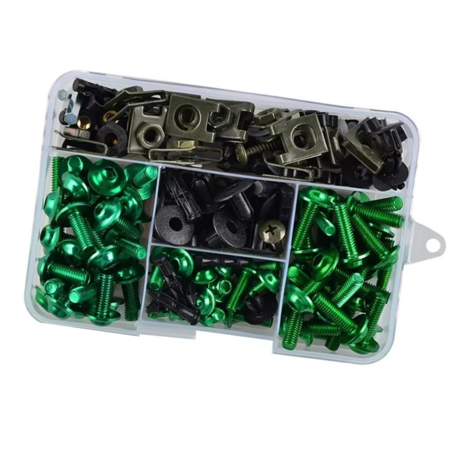 Youmero Kompatibel Mit PAN European ST1300 Motorradzubehör Verkleidungsschraubensatz Schraubensatz Motorradschraubensatz Motorrad Schraubenset(Green) von Youmero
