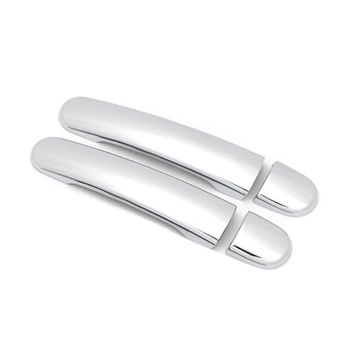 Youmero Kompatibel Mit Seat Für Arosa 1997 1998 1999 2000 2001 2002 2003 2004 Autozubehör Auto Außentürgriff Dekorationsschale Außentürgriffabdeckung(Silver C) von Youmero