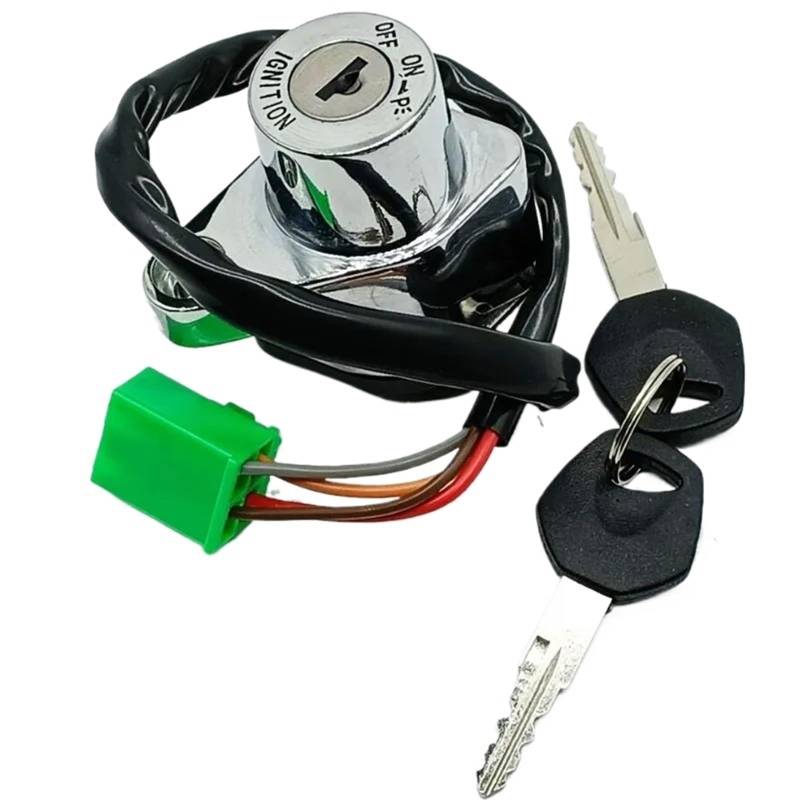 Youmero Kompatibel Mit Suzuki Für LS650 Savage 1986 1987 1988 1989 1990-2000 2001 2002 2003 2004 Motorrad-Zündschloss-Sperrschlüssel-Zubehör 37110-24B00 Moto Bike-Zündschloss von Youmero