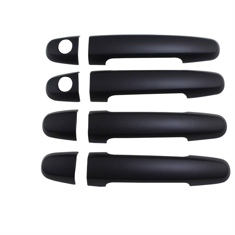 Youmero Kompatibel Mit Toyota Für Yaris Für Vios 2006 2007 2008 2009 2010 2011 2012 2013 2014 2015 Auto-Außentürgriff-Dekorationsschale Außentürgriffabdeckung(Matte Black) von Youmero