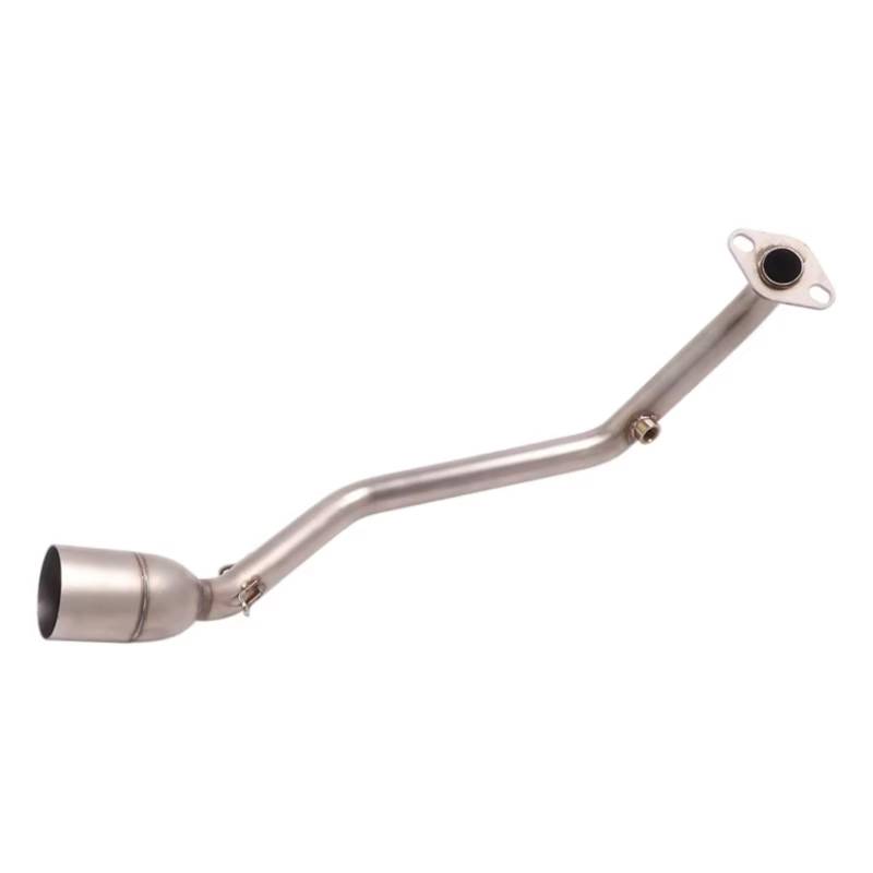 Youmero Motorrad Auspuffrohr Für PCX125 PCX150 2021 2022 Motorradauspuff Vorne Mitte Link Rohr Moto Für Flucht Schalldämpfer DB Killer Mit Sensor Motorrad Auspuffrohr Adapter von Youmero