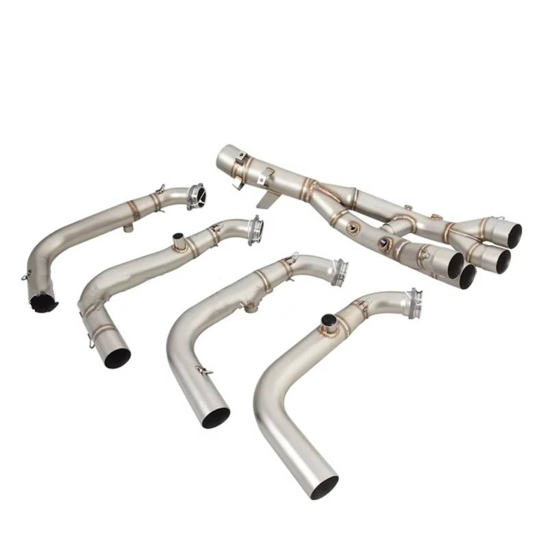 Youmero Motorrad Auspuffrohr Für S1000XR 2020 2021 2022 2023 Motorradauspuff Für Fluchtsystem Ändern Front Mid Link Pipe Connection Schalldämpfer von Youmero