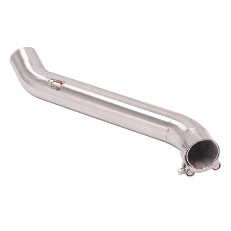 Youmero Motorrad Auspuffrohr Für VFR1200 VFR1200F 2009-2015 Motorradauspuff Für Escape Modify Mid Link Pipe Connection 51mm Schalldämpfer Motorradauspuffendrohr von Youmero