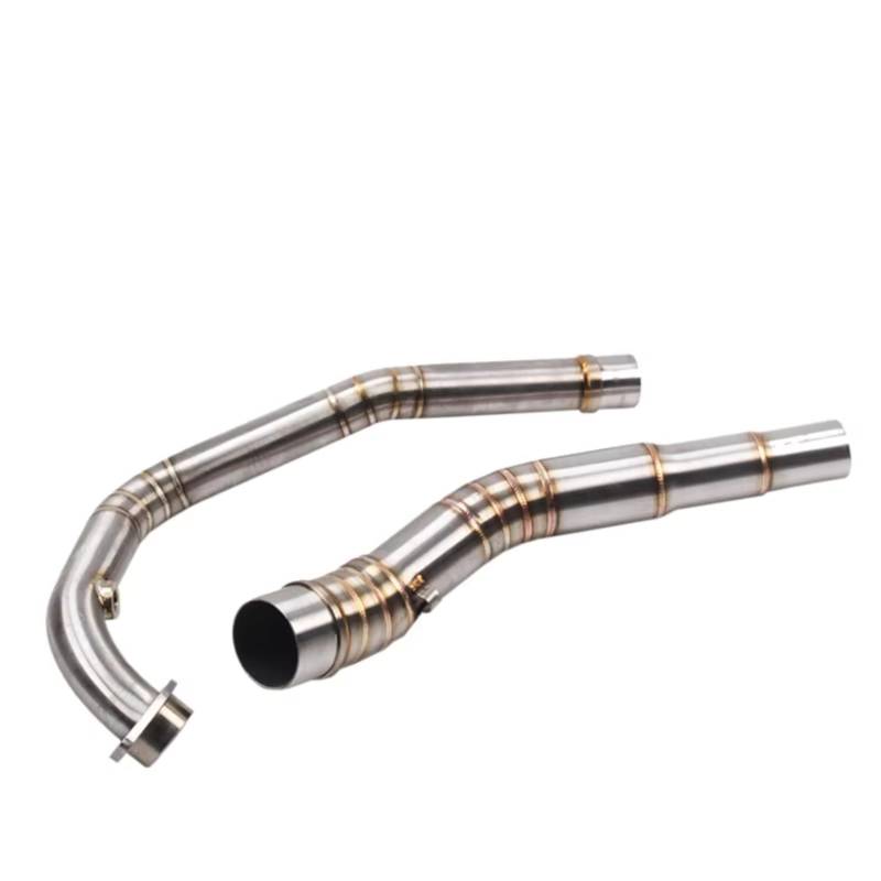 Youmero Motorrad Auspuffrohr Kompatibel Mit Yamaha Für Exciter 150 Y15ZR Motorrad-Auspuffschalldämpfer Für Escape Modified Front Connection Middle Link Pipe von Youmero