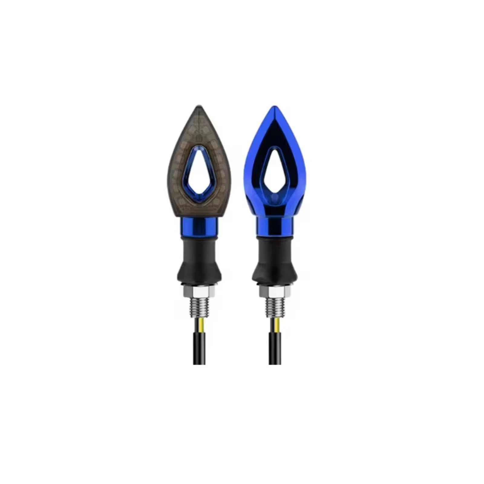 Youmero Motorrad Blinker Licht Universal Motorrad Blinker Anzeige Lichter Blinker Motorrad Hinten Schwanz Bremse Blinker Licht Stop Signal Licht Zubehör(Blue) von Youmero
