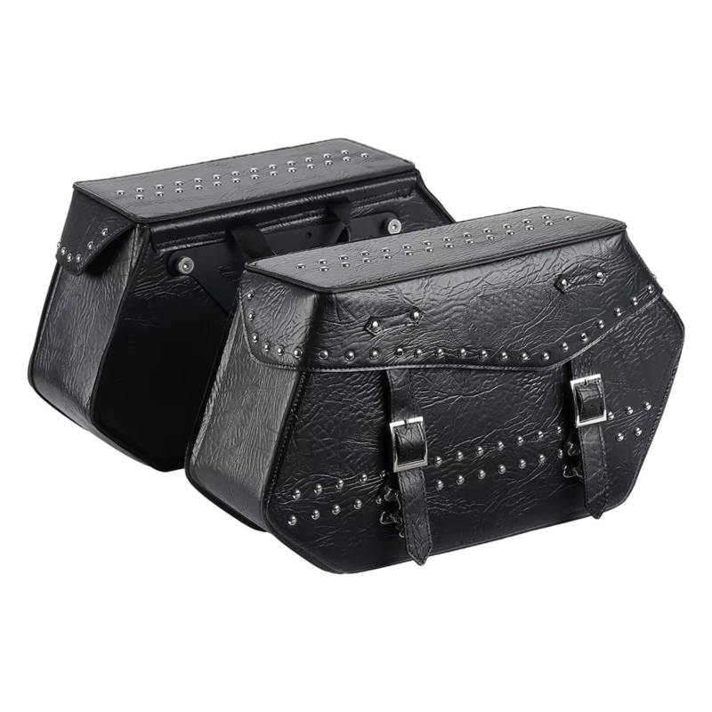 Youmero Motorrad Satteltasche Kompatibel Mit Softail Für FXST FLHC FLFBS Motorrad Satteltaschen 26 L Gepäcktaschen Aufbewahrungstasche Seesack Reiseaufbewahrungstasche Universell von Youmero
