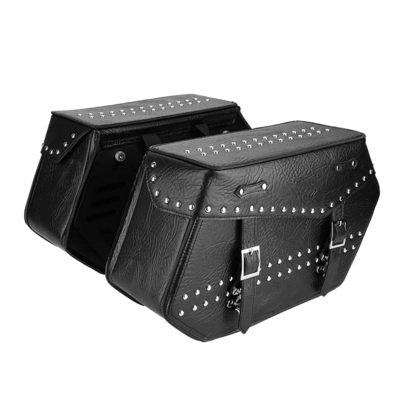 Youmero Motorrad Satteltasche Kompatibel Mit Softail Motorrad Satteltaschen Groß Für Gepäcktaschen Aufbewahrungstasche Werkzeugtasche 26 L Reisetasche Universelles Zubehör von Youmero