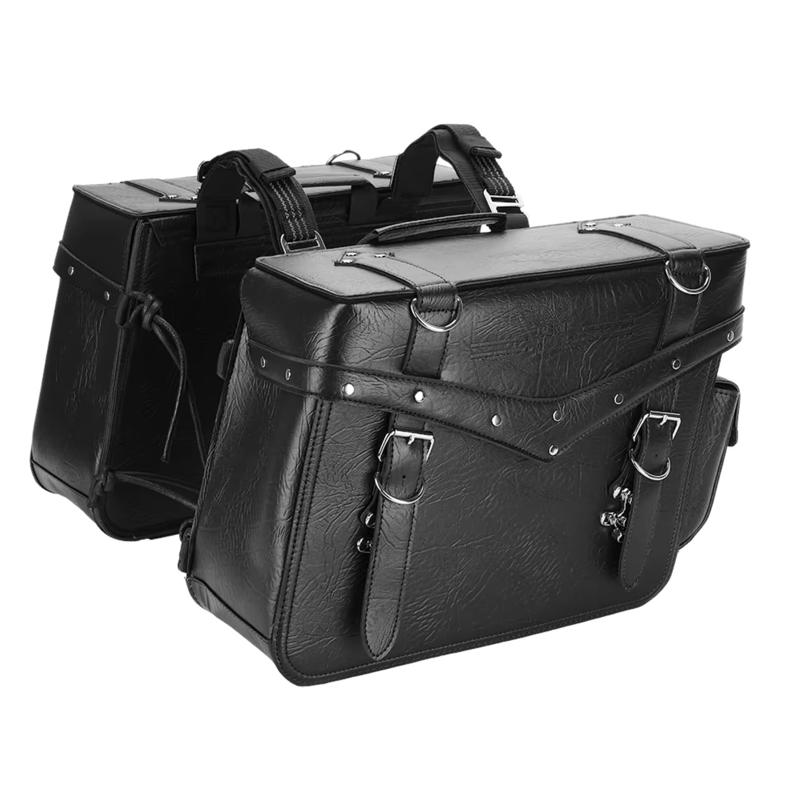 Youmero Motorrad Satteltasche Kompatibel Mit Sportster Für Softail Für Dyna Road King Für V-Star Für Shadow Motorrad Satteltasche 30 L Reisegepäck Aufbewahrungstasche Seesack Youmero Motorrad Satteltasche Kompatibel Mit Sportster Für Softail Für Dyna Road King Für V-Star Für Shadow Motorrad Satteltasche 30 L Reisegepäck Aufbewahrungstasche Seesack von Youmero