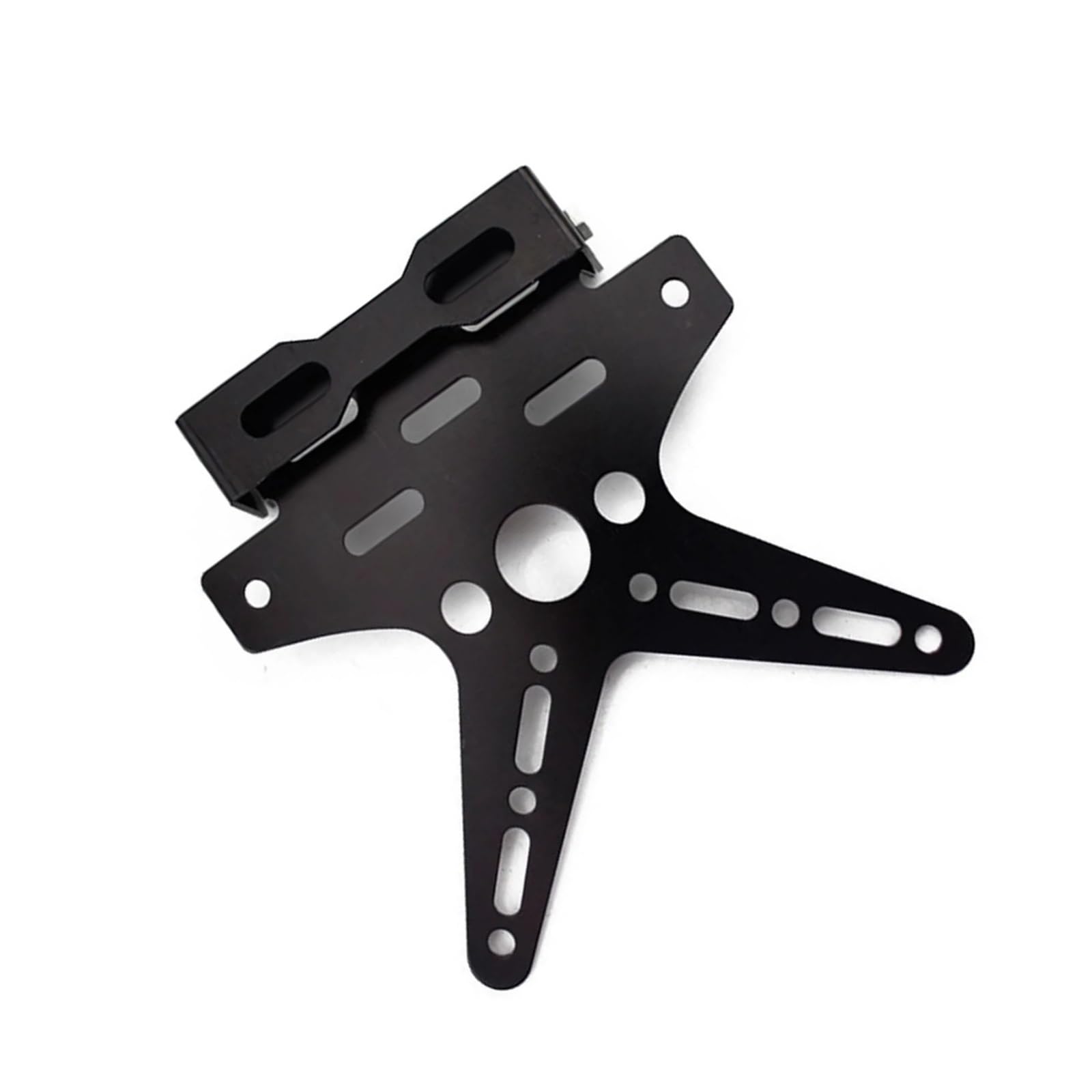 Youmero Motorrad-kennzeichenhalter Kompatibel Mit Fireblade Für Sp Für CBR600RR Für CBR1000RR, Verstellbarer Motorrad-Kennzeichenhalter, Universell Verstellbare Halterung(Black) von Youmero
