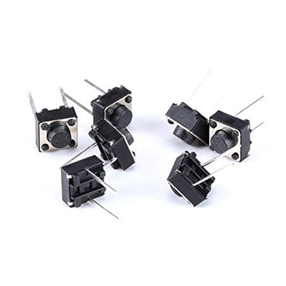 Youmile 100PACK Tact Button Schalter 2 Pin DIP 6x6x5mm PCB Momentary Tactile Tact Push Button Switch Youmile 100PACK Tact Button Schalter 2 Pin DIP 6x6x5mm PCB Momentary Tactile Tact Push Button Switch von Youmile
