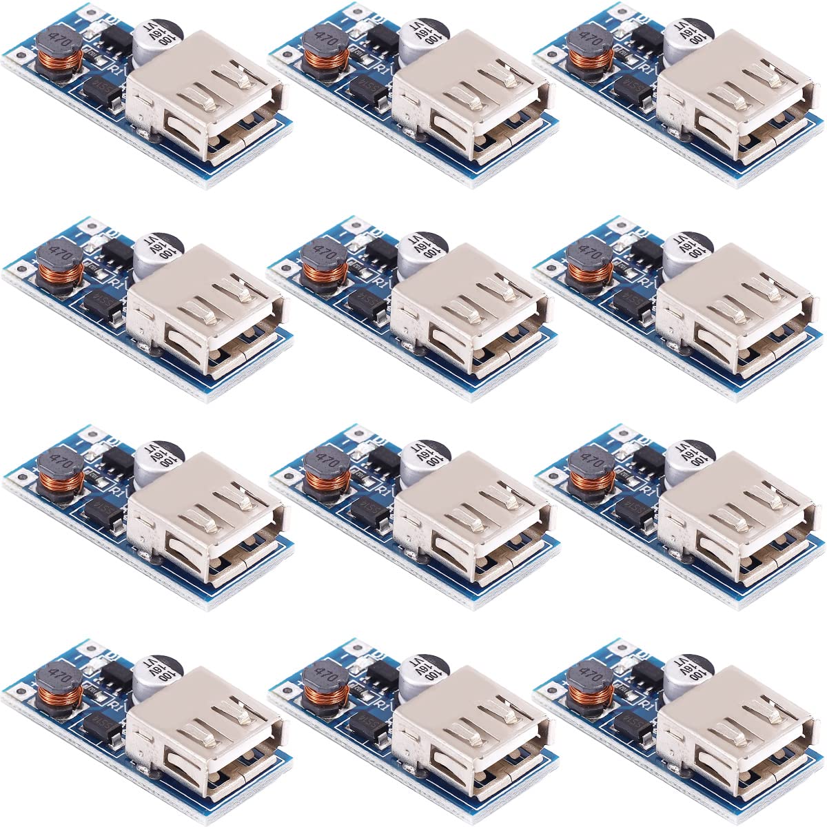Youmile 12 Stück USB Step-up Module DC-DC 0,9 V-5 V bis 5 V PFM-Steuerung 600 mA Aufwärtsmodul USB-Ausgangsversorgungsspannungsmodul Mobile Power Bank USB-Ladeplatine Youmile 12 Stück USB Step-up Module DC-DC 0,9 V-5 V bis 5 V PFM-Steuerung 600 mA Aufwärtsmodul USB-Ausgangsversorgungsspannungsmodul Mobile Power Bank USB-Ladeplatine von Youmile