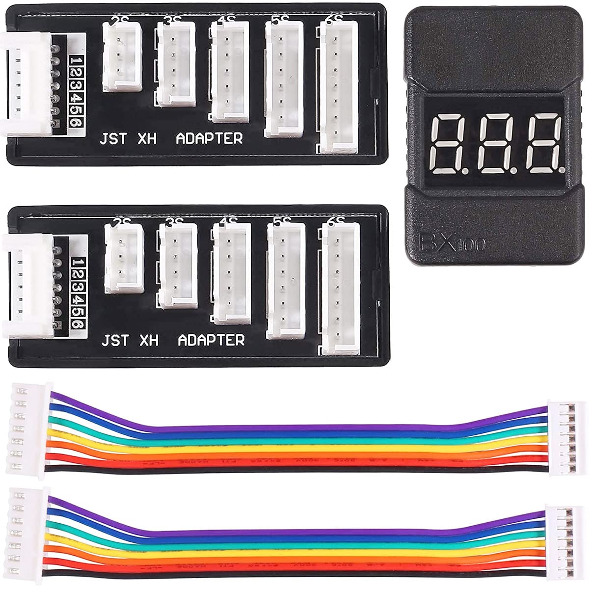 Youmile 2 Stück JST-XH 2S-6S Balance Extend Expansion Board Erweiterungsplatine Adapter RC 6S LiPo Batterieladung, mit RC 1-8S Batterietester Youmile 2 Stück JST-XH 2S-6S Balance Extend Expansion Board Erweiterungsplatine Adapter RC 6S LiPo Batterieladung, mit RC 1-8S Batterietester von Youmile
