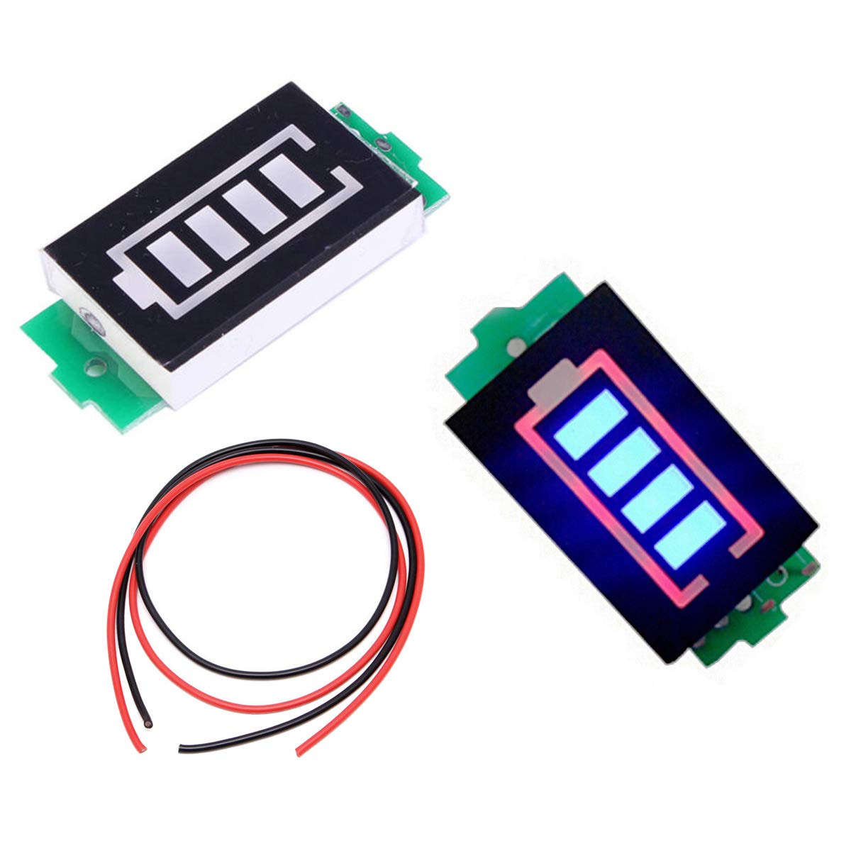 Youmile 2PACK 3S 12,6 V Batteriekapazität-Anzeigemodul Lithium-Lipo-Batteriekapazität-Tester Li-Ion-Modul 4 Abschnitte Blaue LED-Anzeige Elektrofahrzeug Youmile 2PACK 3S 12,6 V Batteriekapazität-Anzeigemodul Lithium-Lipo-Batteriekapazität-Tester Li-Ion-Modul 4 Abschnitte Blaue LED-Anzeige Elektrofahrzeug von Youmile
