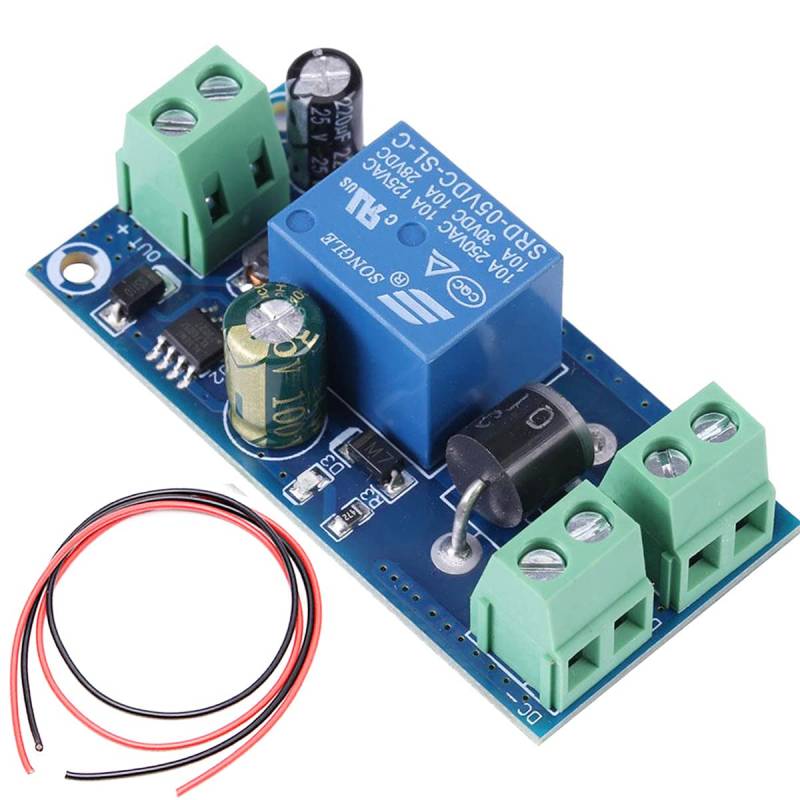 Youmile 5V ~ 48V 10A Batterieladecontroller-Schutzplatinenmodul Power Controller Modul Batterieladeautomatischer Schaltadapter mit Kabel von Youmile