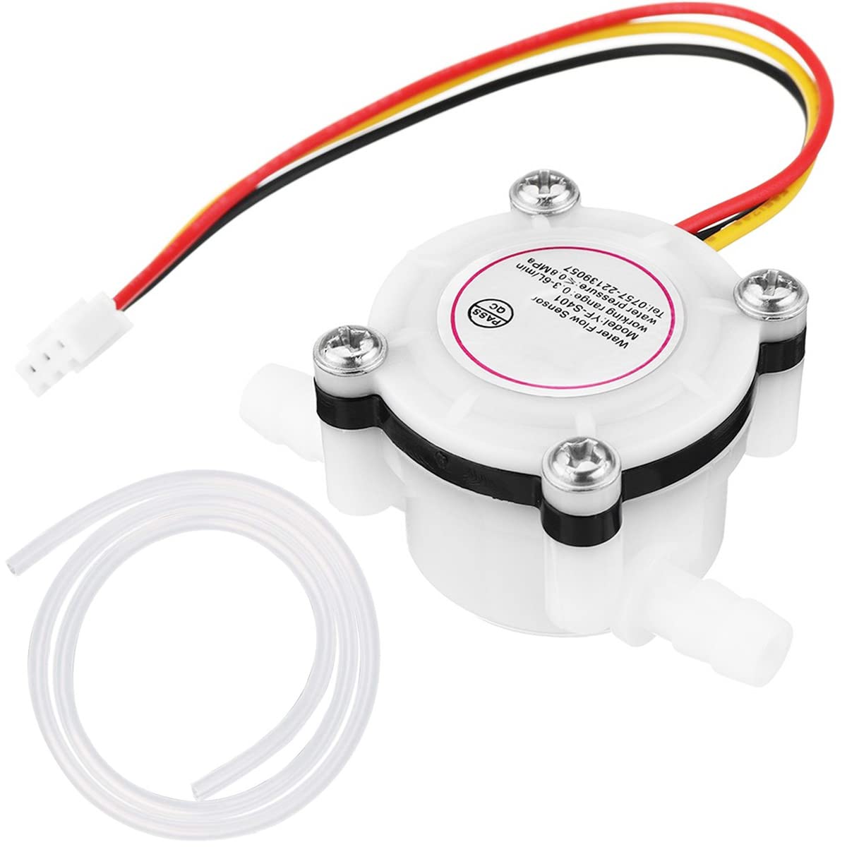 Youmile YF-S401 Wasserdurchflusssensor 0.3-6L/min G1/4" Wasser Kaffeedurchfluss Hall Sensor Schalter mit Silikonschlauch 6mm ID für Wasserleitung Heimbrauen Weinherstellung Pumpentransfer Youmile YF-S401 Wasserdurchflusssensor 0.3-6L/min G1/4" Wasser Kaffeedurchfluss Hall Sensor Schalter mit Silikonschlauch 6mm ID für Wasserleitung Heimbrauen Weinherstellung Pumpentransfer von Youmile