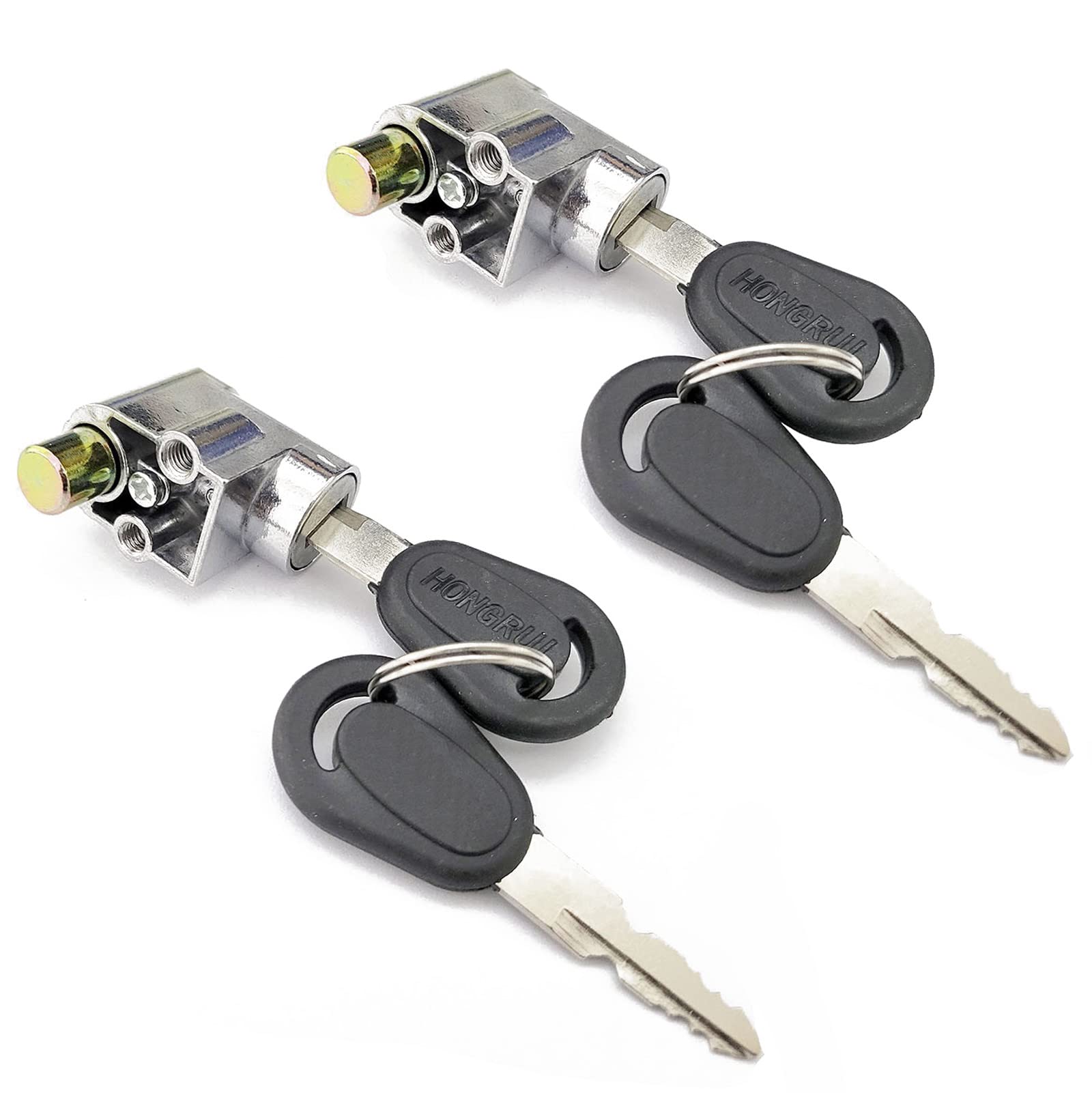 2x Motorrad E-Bike Elektronisches Fahrrad Roller Zylinderschloss Zündschalter Diebstahlsicherung Sicherheitsschloss mit 4 Schlüsseln 2x Motorrad E-Bike Elektronisches Fahrrad Roller Zylinderschloss Zündschalter Diebstahlsicherung Sicherheitsschloss mit 4 Schlüsseln von Young Wolf