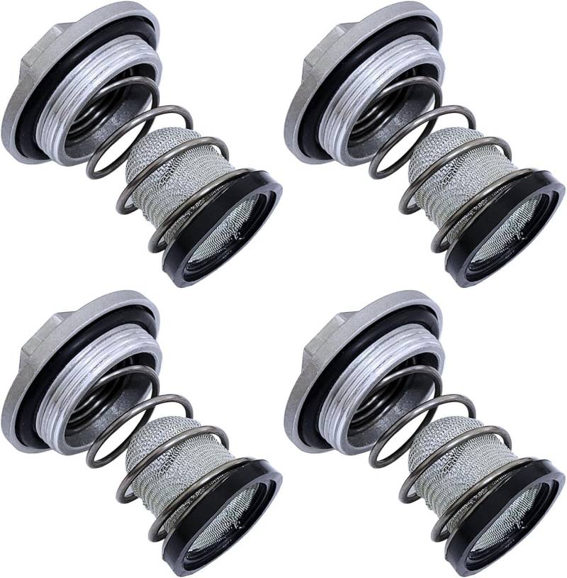 4 Sets Motorrad Roller Motor Ölablassschraube Fittings Kompatibel mit GY6 50cc-150cc ATV Go Kart Moped Ölablassschraube von Young Wolf