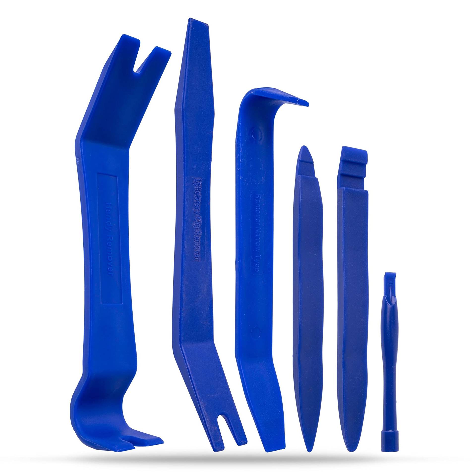 Auto Demontage Werkzeug Set, 6-teilig, in Blau, aus PP, Hebelwerkzeuge zum Entfernen von Fenster- und Türverkleidung, Zierleisten, Car Radio, usw., Zierleistenkeile Kit Kfz, flexible Plastik Keile Set Auto Demontage Werkzeug Set, 6-teilig, in Blau, aus PP, Hebelwerkzeuge zum Entfernen von Fenster- und Türverkleidung, Zierleisten, Car Radio, usw., Zierleistenkeile Kit Kfz, flexible Plastik Keile Set von Your Day Mate