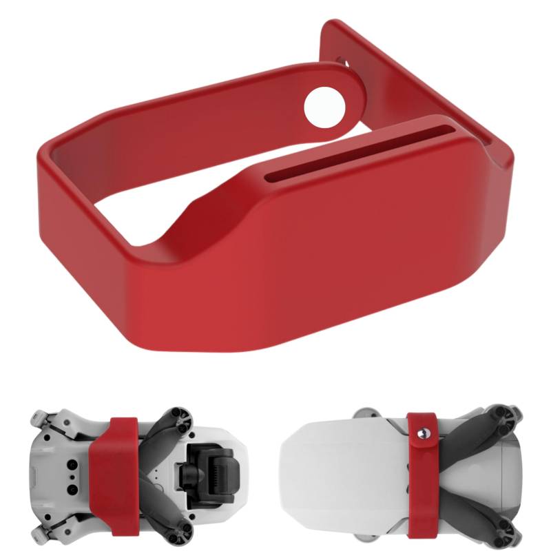 Drohnen Propeller Halterung, 1 Set, kompatibel mit DJI Mini 2, DJI Mini 2 SE, DJI Mini SE, DJI Mavic Mini, in Rot, Silikon, Rotorblätter Schutz Drohne, Propellerhalter Transport, Drone Prop Holder von Your Day Mate