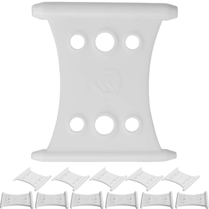Markisenhaken für Kederschiene, 12 Pack, in Weiß, aus Silikon, für Kederleisten mit ∅ 5-6mm und ∅ 7-8mm, 65 x 60 mm Aufhänger, Haken Wohnwagen Vorzeltkeder, Kederhaken Camping Markise, RV Keder Hänger von Your Day Mate