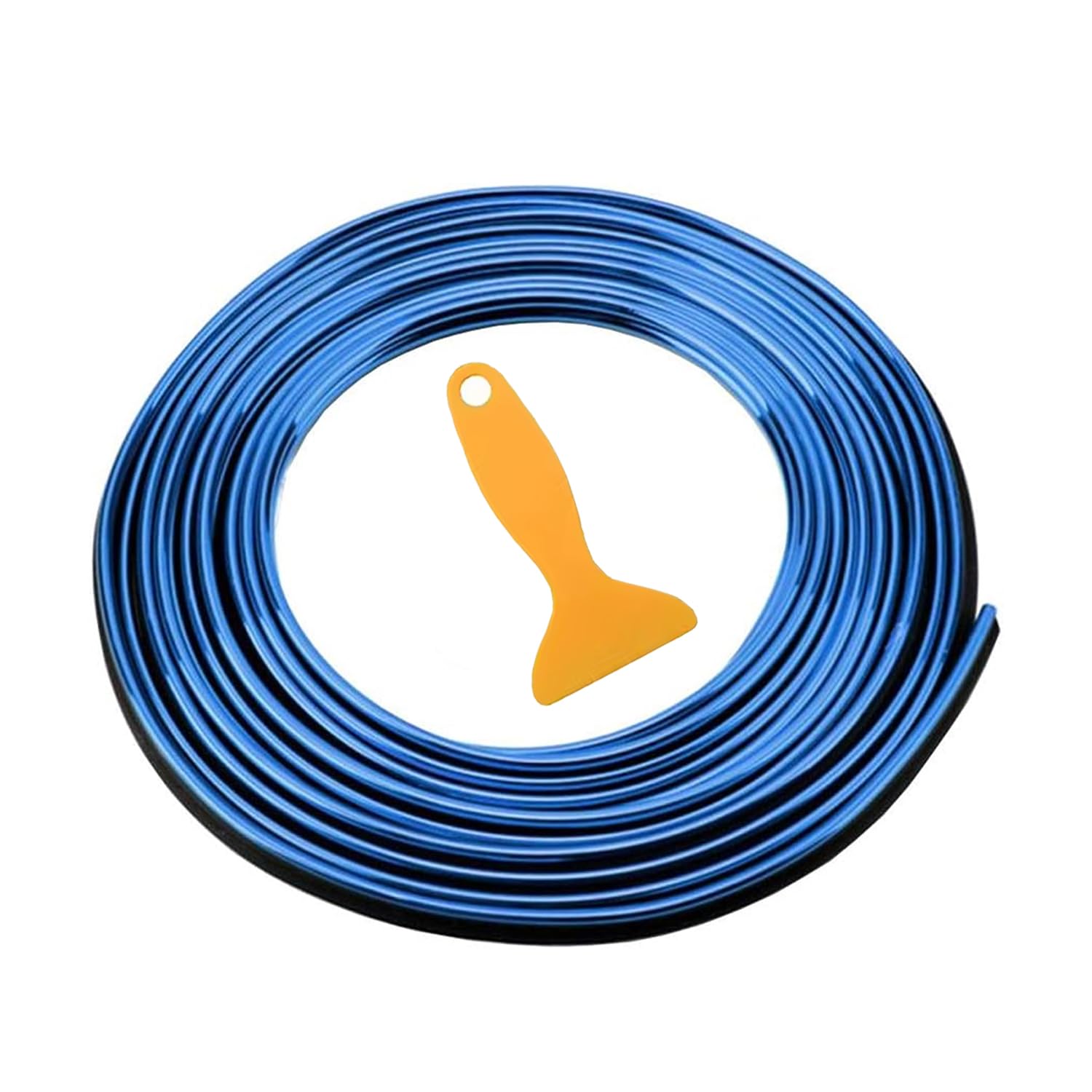 Youzzei 10M Auto Interior Moulding Trim Auto Mods DIY Flexible Strip with Installing Tool (Blue) von Youzzei
