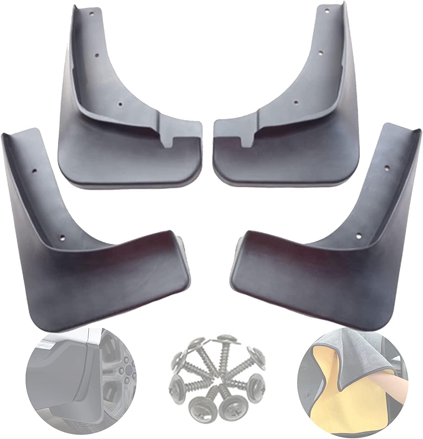 Schmutzfänger für Mitsubishi Outlander 2,4 l 2007 Fahrzeuge, Premium-Schutz für Vorder- und Hinterrad, Spritzschutz-Set, 1 Paar, langlebiges und verschleißfestes Design Schmutzfänger für Mitsubishi Outlander 2,4 l 2007 Fahrzeuge, Premium-Schutz für Vorder- und Hinterrad, Spritzschutz-Set, 1 Paar, langlebiges und verschleißfestes Design von Yrrltsy