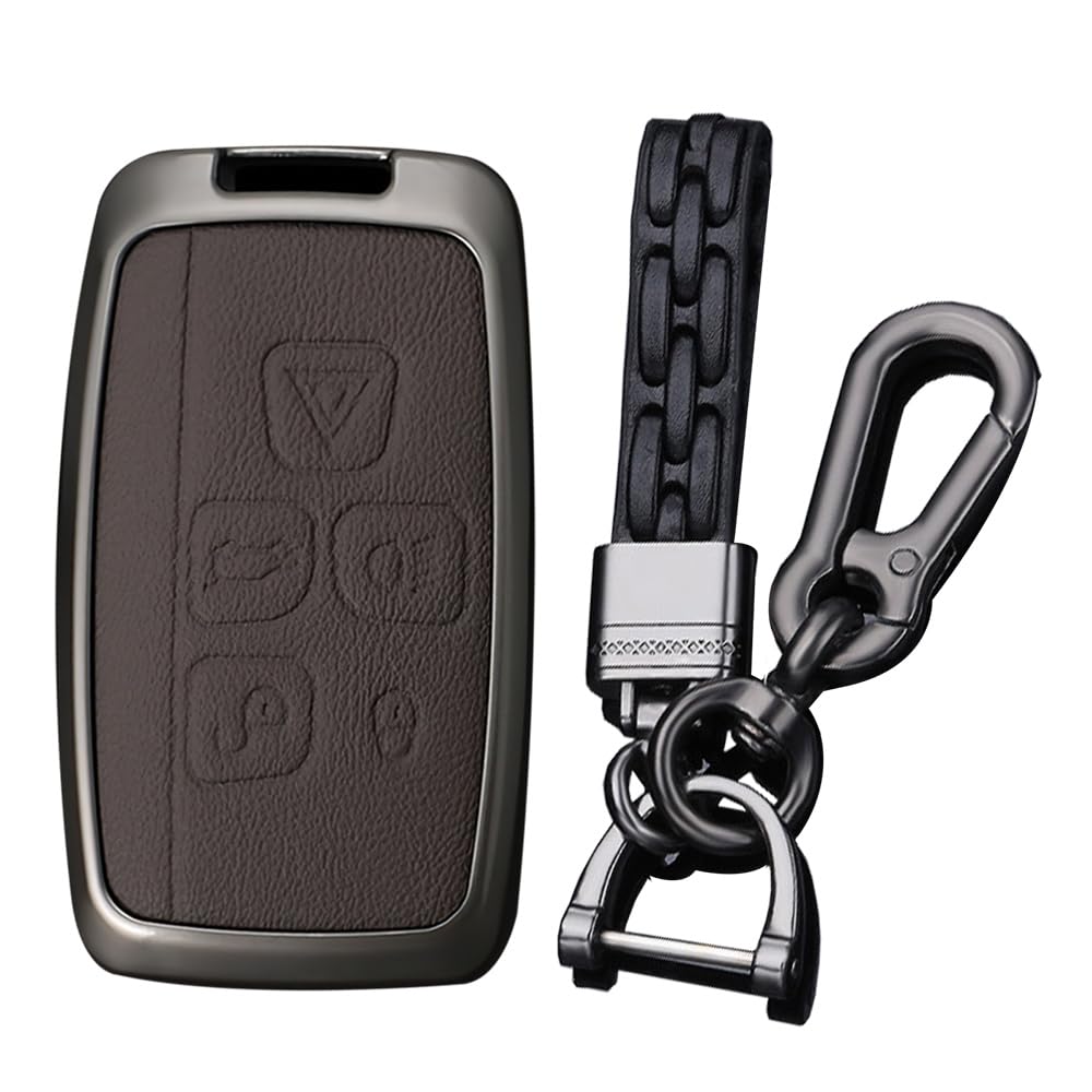Ysbxitu 5 Knöpfe Schutzhülle mit Schlüsselanhänger Schutz autoschlüssel Box Passt für Land Rover Sport Range Rover Sport Metall Schlüsselring Schlüsselloser Zugang Schlüsselcase Key fob Cover(braun) Ysbxitu 5 Knöpfe Schutzhülle mit Schlüsselanhänger Schutz autoschlüssel Box Passt für Land Rover Sport Range Rover Sport Metall Schlüsselring Schlüsselloser Zugang Schlüsselcase Key fob Cover(braun) von Ysbxitu