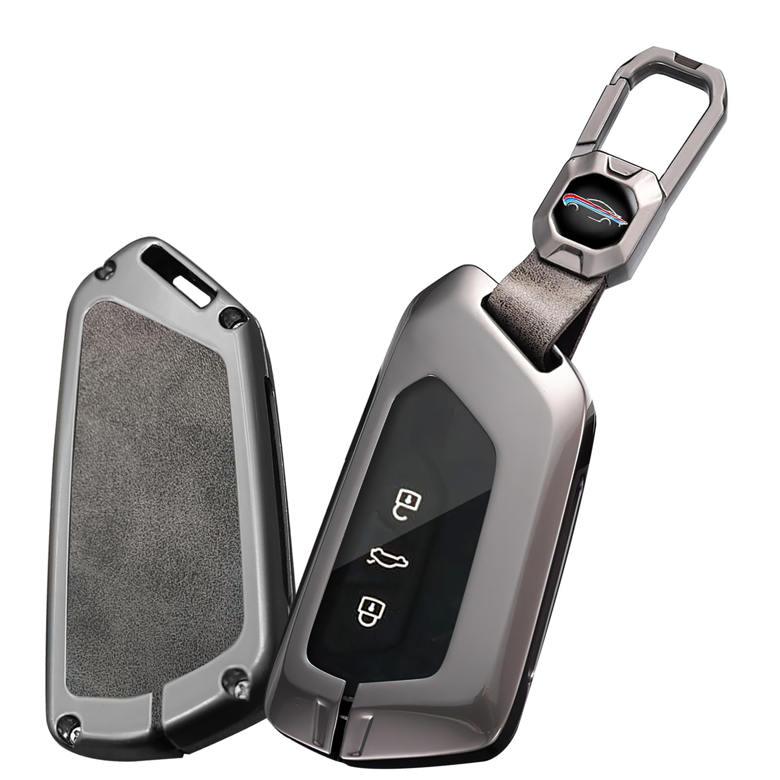 Ysbxitu Autoschlüssel Hülle aus Zinklegierung Schlüsselhülle Passt für VW Golf 8 MK8 ID.3 ID.4 ID.5 Cupra Formentor für Skoda Octavia A8 Enyaq Staubdicht Schlüsselcover Autofernbedienungen C Grau Ysbxitu Autoschlüssel Hülle aus Zinklegierung Schlüsselhülle Passt für VW Golf 8 MK8 ID.3 ID.4 ID.5 Cupra Formentor für Skoda Octavia A8 Enyaq Staubdicht Schlüsselcover Autofernbedienungen C Grau von Ysbxitu