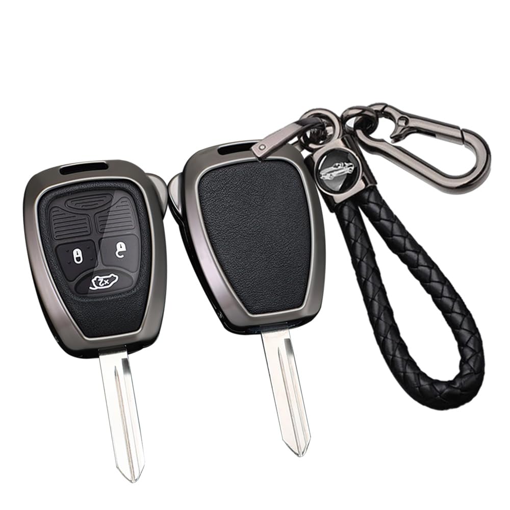 Ysbxitu Fernsteuerung Schlüsselhülle Autoschlüssel Hülle Passt für Jeep Wrangler Compass Patriot Liberty Chrysler 300 PT Caliber Dodge Nitro Intelligente Schlüsselcover Auto-Liebhaber C Schwarz Ysbxitu Fernsteuerung Schlüsselhülle Autoschlüssel Hülle Passt für Jeep Wrangler Compass Patriot Liberty Chrysler 300 PT Caliber Dodge Nitro Intelligente Schlüsselcover Auto-Liebhaber C Schwarz von Ysbxitu