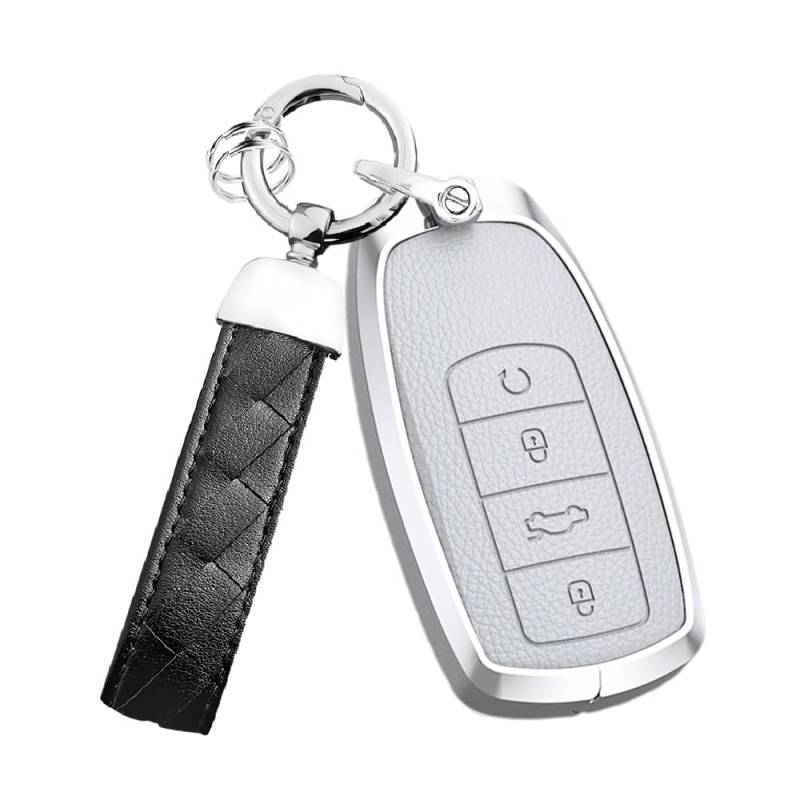 Ysbxitu Key Cover-Leichtes Synthetisches Metall kompatibel mit Chery Omoda 5 C5 Tigo 7 8 Pro Max Tigo 7 8 Plus Arrizo 5 Plus Schlüsselbox keyless go Schutz von Ysbxitu