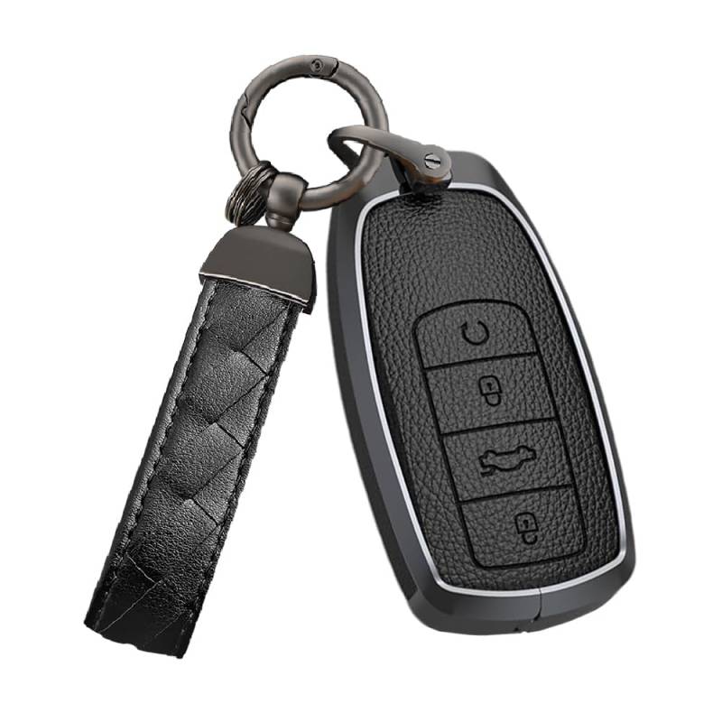 Ysbxitu Key Cover-Leichtes Synthetisches Metall kompatibel mit Chery Omoda 5 C5 Tigo 7 8 Pro Max Tigo 7 8 Plus Arrizo 5 Plus Schlüsselbox keyless go Schutz von Ysbxitu