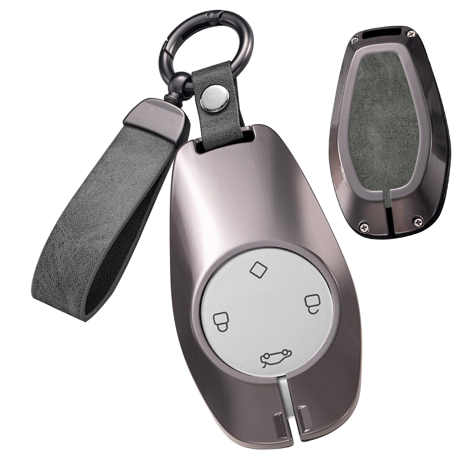 Ysbxitu Keyless Autoschlüssel Hülle Passt für Leapmotor T03 S01 C11 C01 C16 C10 B10 2023 2024 2025 Zinklegierung Schlüsselhülle Fernschlüsselkasten Schlüsselanhänger Schlüsselbox Autozubehör-A Grau Ysbxitu Keyless Autoschlüssel Hülle Passt für Leapmotor T03 S01 C11 C01 C16 C10 B10 2023 2024 2025 Zinklegierung Schlüsselhülle Fernschlüsselkasten Schlüsselanhänger Schlüsselbox Autozubehör-A Grau von Ysbxitu