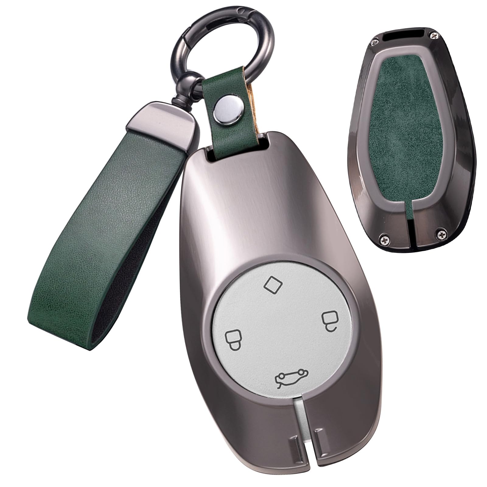 Ysbxitu Keyless Autoschlüssel Hülle Passt für Leapmotor T03 S01 C11 C01 C16 C10 B10 2023 2024 2025 Zinklegierung Schlüsselhülle Fernschlüsselkasten Schlüsselanhänger Schlüsselbox Autozubehör-A Grün Ysbxitu Keyless Autoschlüssel Hülle Passt für Leapmotor T03 S01 C11 C01 C16 C10 B10 2023 2024 2025 Zinklegierung Schlüsselhülle Fernschlüsselkasten Schlüsselanhänger Schlüsselbox Autozubehör-A Grün von Ysbxitu