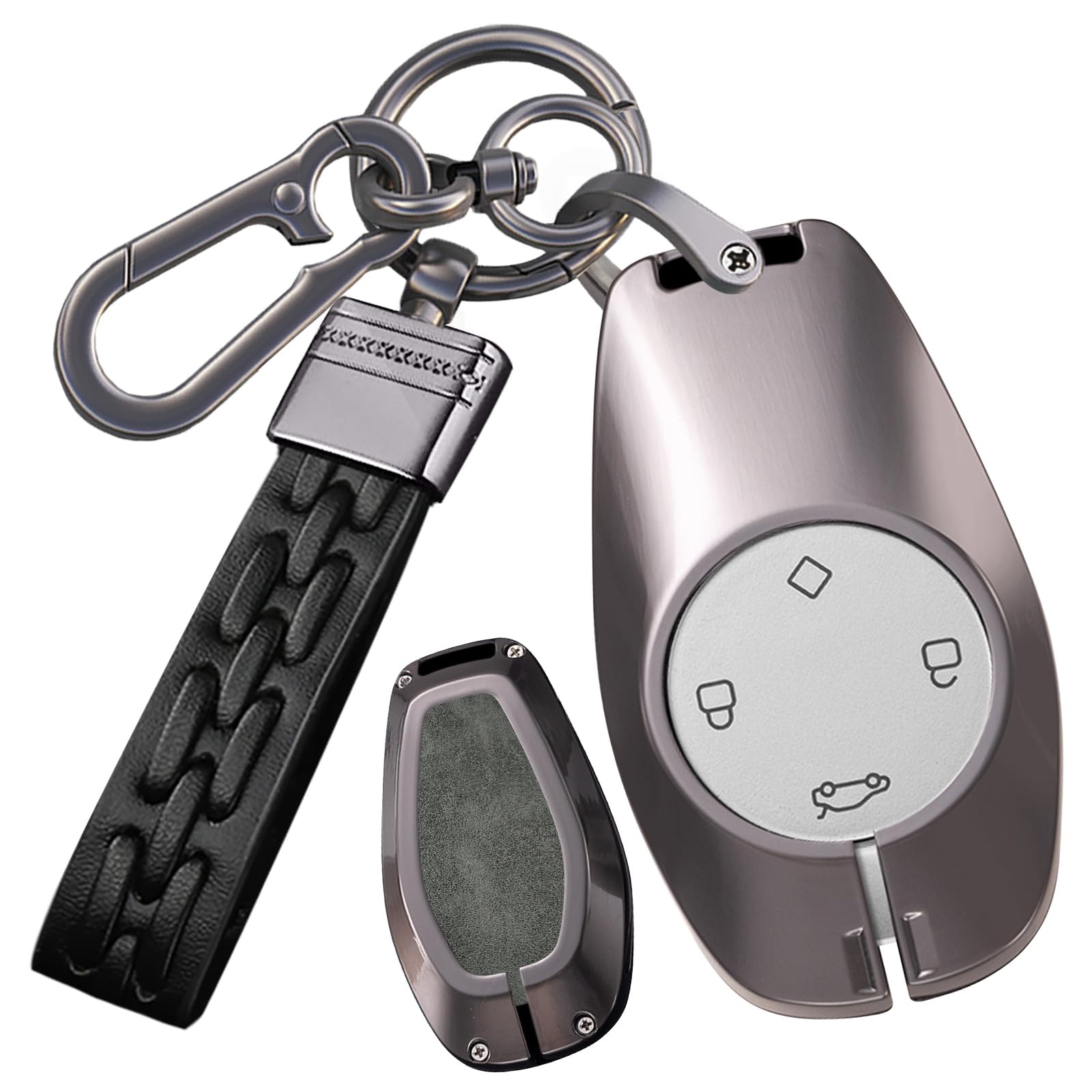 Ysbxitu Keyless Autoschlüssel Hülle Passt für Leapmotor T03 S01 C11 C01 C16 C10 B10 2023 2024 2025 Zinklegierung Schlüsselhülle Fernschlüsselkasten Schlüsselanhänger Schlüsselbox Autozubehör-B Grau Ysbxitu Keyless Autoschlüssel Hülle Passt für Leapmotor T03 S01 C11 C01 C16 C10 B10 2023 2024 2025 Zinklegierung Schlüsselhülle Fernschlüsselkasten Schlüsselanhänger Schlüsselbox Autozubehör-B Grau von Ysbxitu