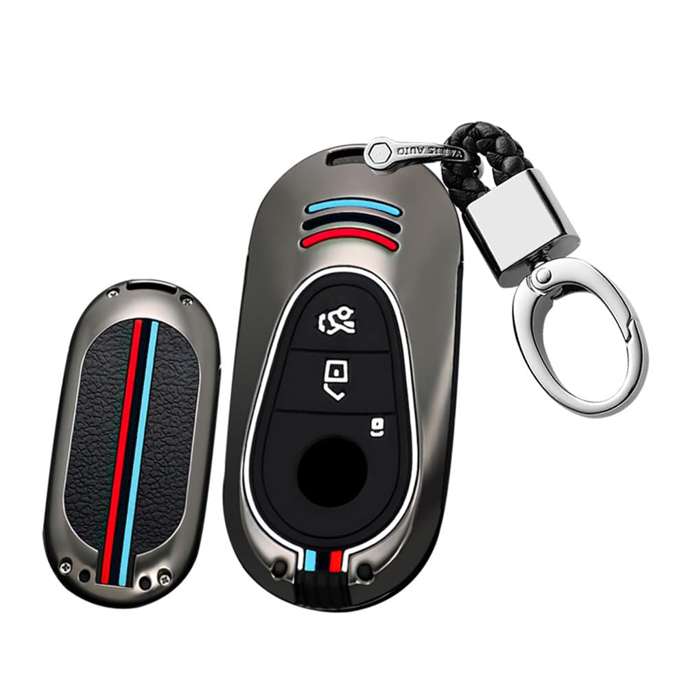 Ysbxitu Schlüssel Cover kompatibel mit Mercedes-Benz A B C E R S G M V Klasse CLA CLS GLA GLC GLE GLK GLS GL SL SLK SLC AMG W206 Smartkey Autoschlüssel Schlüsselhülle Eui Schlüssel Gehäuse -C Schwarz Ysbxitu Schlüssel Cover kompatibel mit Mercedes-Benz A B C E R S G M V Klasse CLA CLS GLA GLC GLE GLK GLS GL SL SLK SLC AMG W206 Smartkey Autoschlüssel Schlüsselhülle Eui Schlüssel Gehäuse -C Schwarz von Ysbxitu