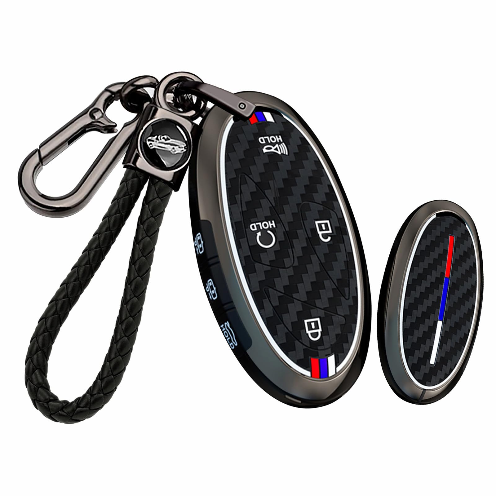 Ysbxitu Schlüsselhülle für Hyundai Schutzhülle Etui Kohlefaser Textur Silikon Zubehör kompatibel mit Hyundai Ioniq 5 6 KONA SX2 Grandeur GN7 2024 Autoschlüssel Tasche Abdeckung-7 Tasten A Schwarz Ysbxitu Schlüsselhülle für Hyundai Schutzhülle Etui Kohlefaser Textur Silikon Zubehör kompatibel mit Hyundai Ioniq 5 6 KONA SX2 Grandeur GN7 2024 Autoschlüssel Tasche Abdeckung-7 Tasten A Schwarz von Ysbxitu