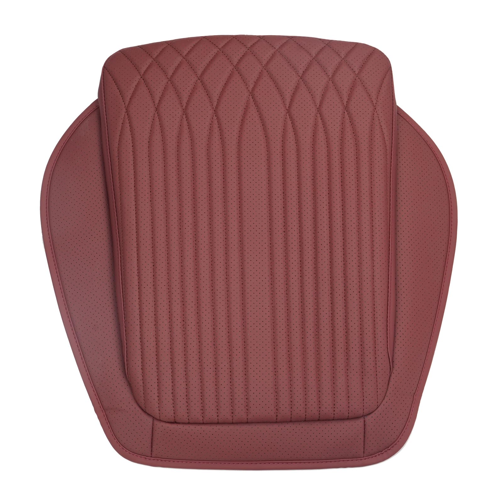 Ysbxitu Sitzauflagen Auto Sitzkissen Vordersitze Anti-Rutsch Sitzbezüge Ergonomisches Memory Foam Auto Dauerhaft Atmungsaktiv Sitzauflage Geeignet für Meisten（1 Stück-Rot） von Ysbxitu