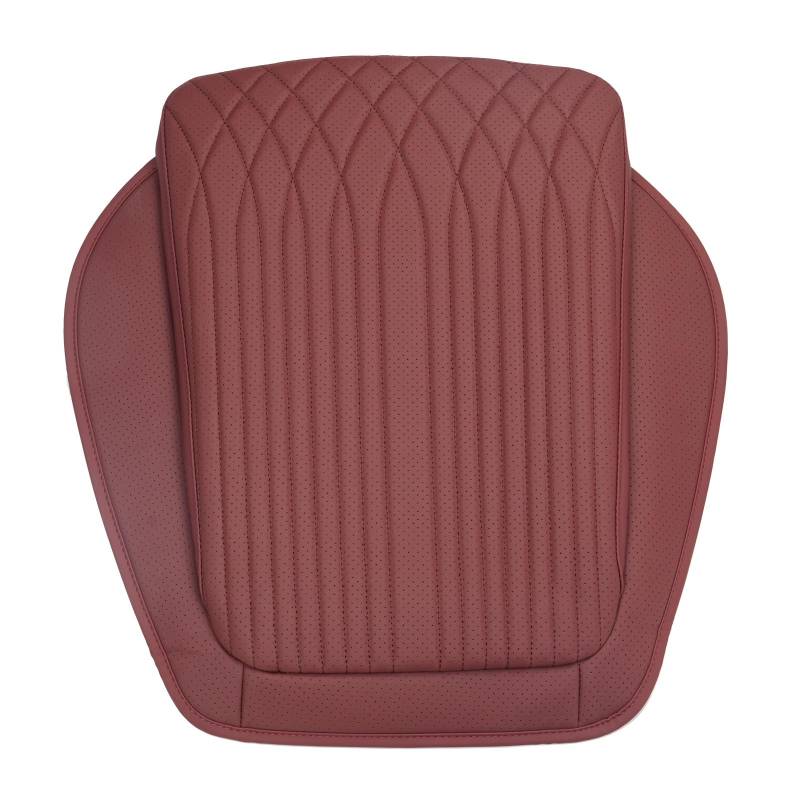 Ysbxitu Sitzauflagen Auto Sitzkissen Vordersitze Anti-Rutsch Sitzbezüge Ergonomisches Memory Foam Auto Dauerhaft Atmungsaktiv Sitzauflage Geeignet für Meisten（1 Stück-Rot） von Ysbxitu