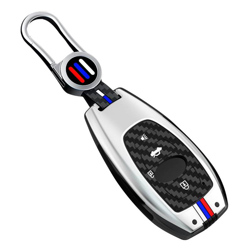 Ysbxitu Smart-Fernbedienung aus Silikon kompatibel mit Subaru Forester Retro Legacy Impreza WRX XV BRZ Levorg Outback Smart Key Carbonoptik Case von Ysbxitu