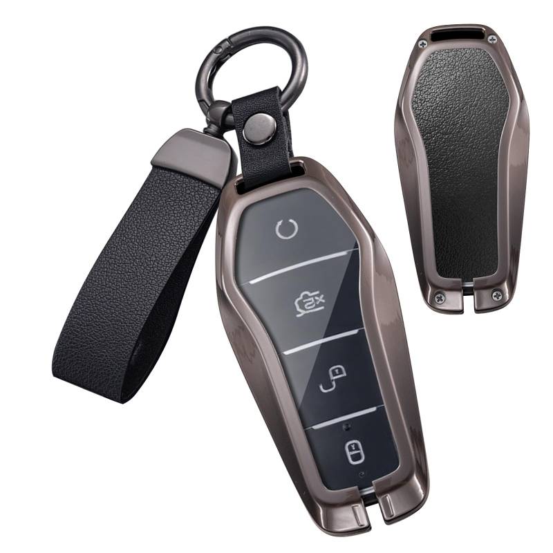 Ysbxitu für BYD Schlüssel hülle mit Schlüsselanhänger kompatibel mit Dolphin Key Case Passt für BYD Atto 3 / Han / Tang / Dolphin / Yuan / Seal 2020 2021 2022 2023 2024 2025 von Ysbxitu