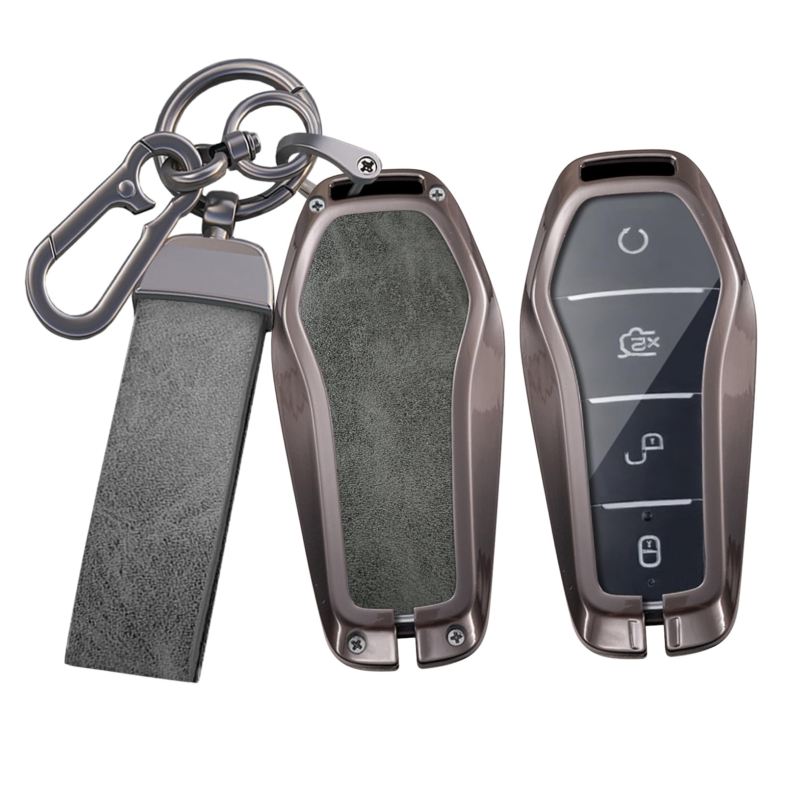 Ysbxitu für BYD Schlüssel hülle mit Schlüsselanhänger kompatibel mit Dolphin Key Case Passt für BYD Atto 3 / Han / Tang / Dolphin / Yuan / Seal 2020 2021 2022 2023 2024 2025 Ysbxitu für BYD Schlüssel hülle mit Schlüsselanhänger kompatibel mit Dolphin Key Case Passt für BYD Atto 3 / Han / Tang / Dolphin / Yuan / Seal 2020 2021 2022 2023 2024 2025 von Ysbxitu